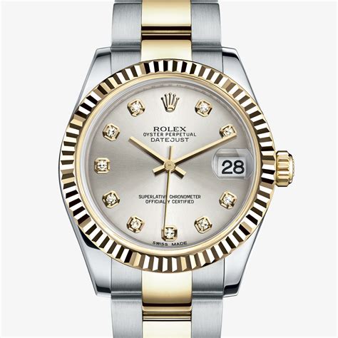 armband stahl gold rolex datejust 31mm|Rolex oyster steel watch.